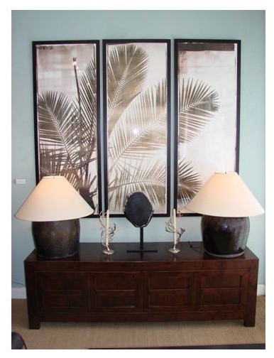 Palm Majestic Triptych tropical