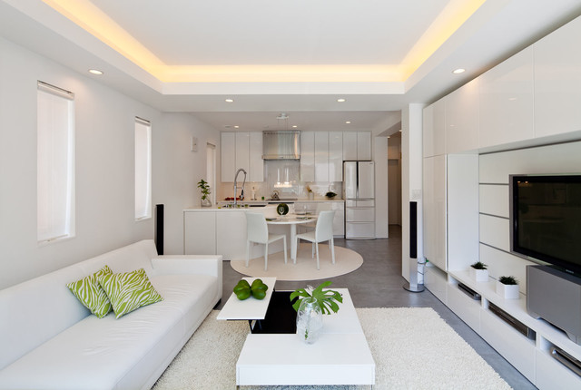 Modern Zen Design House - Modern - Living Room - miami - by ...
