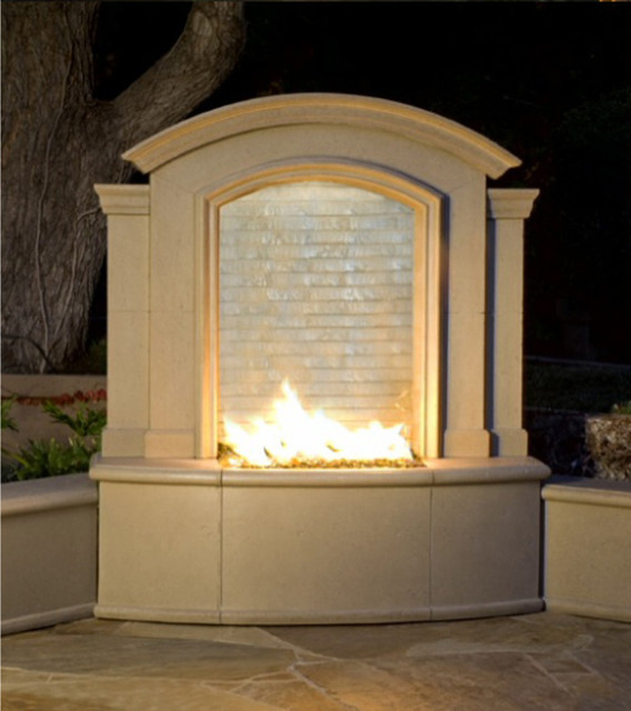 Fireonwater fountains Traditional Outdoor Fountains And Ponds