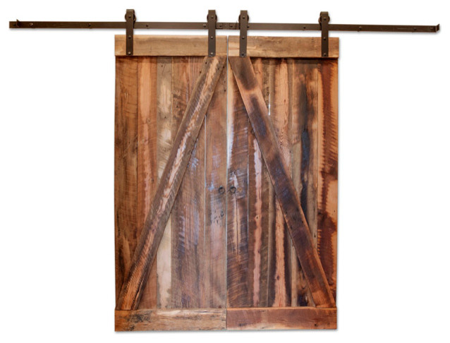 Reclaimed Barn Wood Door - Rustic - Barn Door Hardware - by Plantation 