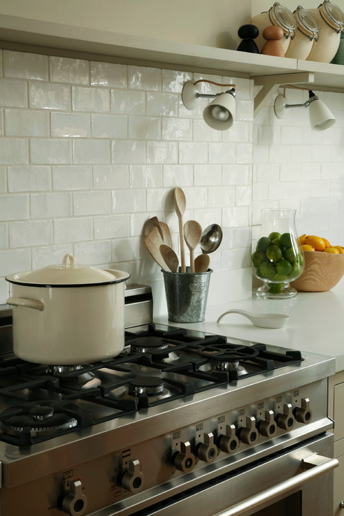 White Kitchen Tiles - UK Designs