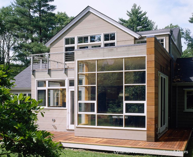 Contemporary Wood Window Wall Modern Windows vancouver by