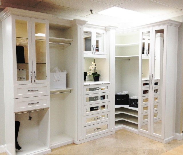Spectacular Master Bedroom Closets - Traditional - Closet - miami - by ...