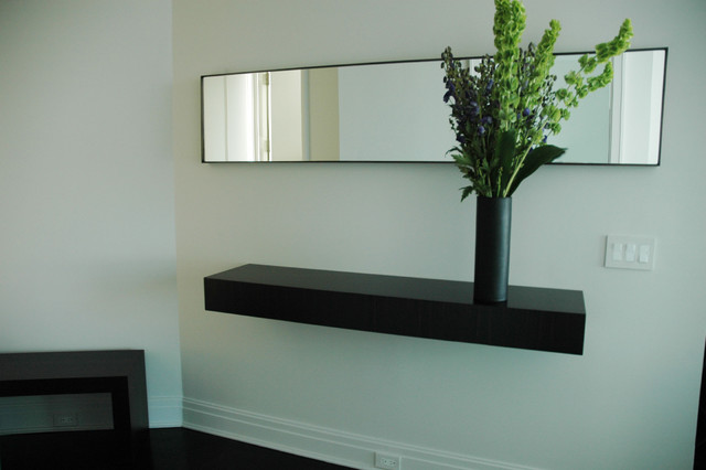 Floating Shelf for Entry Wall - modern - wall shelves - new york ...