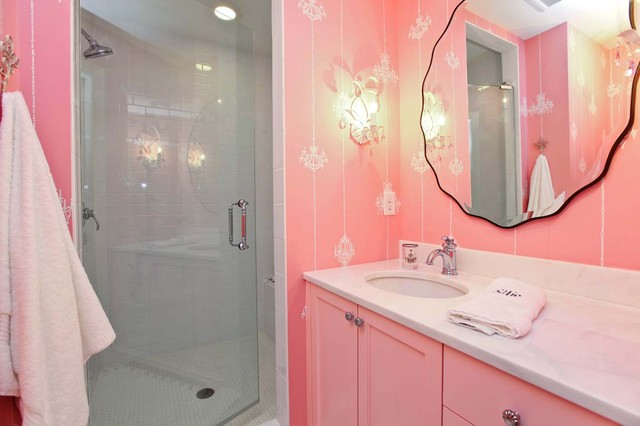 Light Pink Bath - traditional - bathroom - minneapolis - by ...
