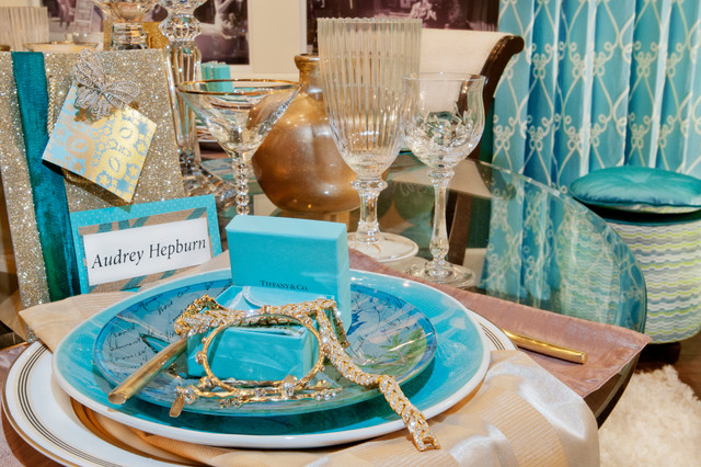 Dinner At Tiffany's, Serving Up Style contemporary dining room