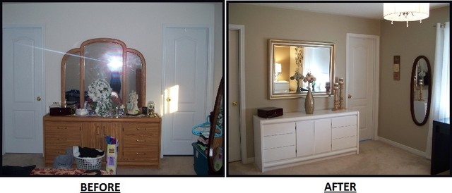 Master Bedroom - Before & After modern
