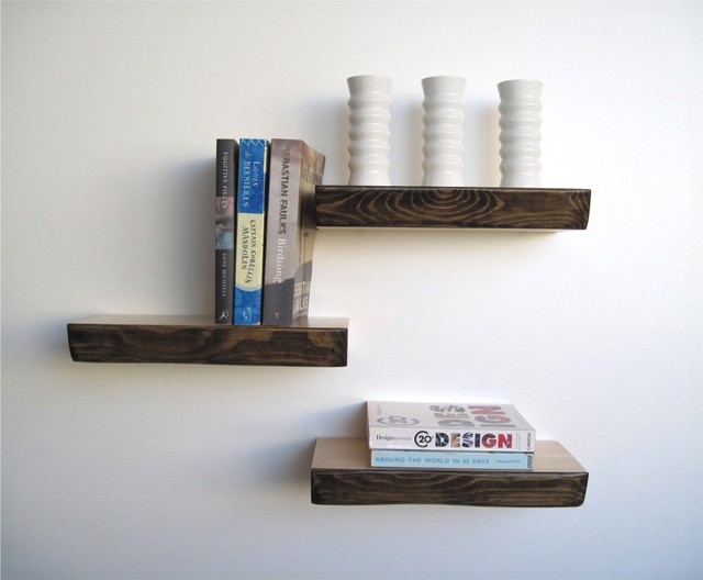 Bark Floating Shelf   modern   wall shelves   by Mocha