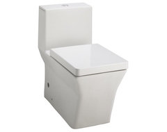 KOHLER K-3797-0 Reve Elongated One-Piece Toilet with Dual Flush Technology in Wh traditional toilets