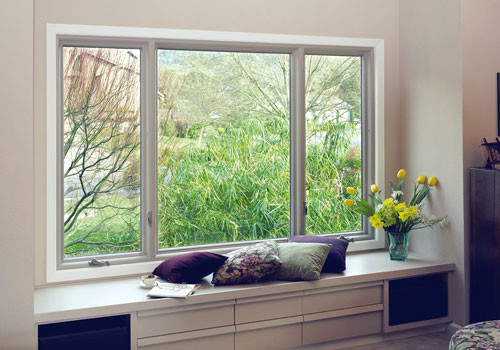casement windows offer light and ventilation
