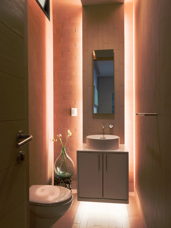 Contemporary powder room