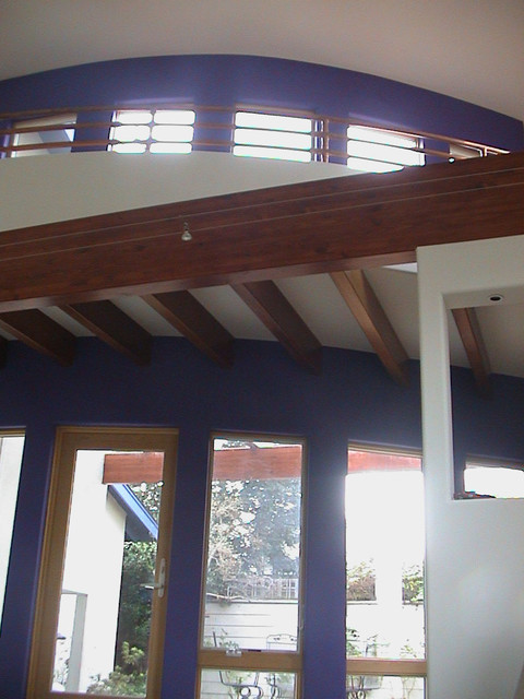 Curved wall contemporary-hall