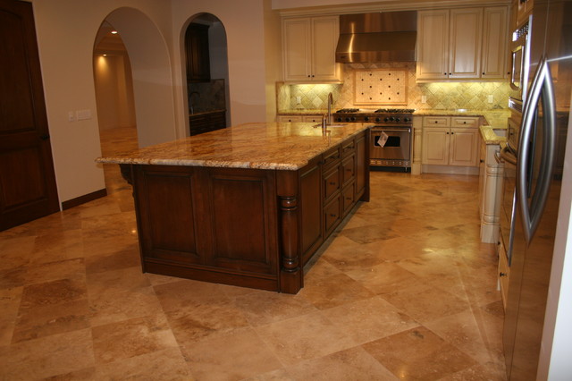 Tuscany Gold Travertine Series - Rustic - Wall And Floor Tile 