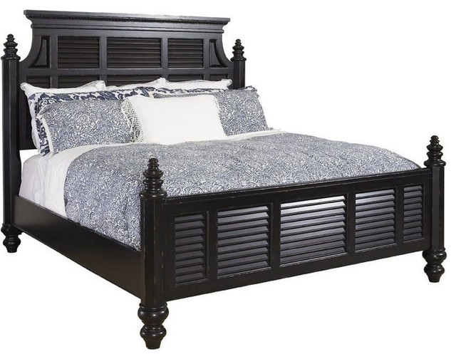 Tommy Bahama Home Kingstown Malabar Panel Bed King Traditional