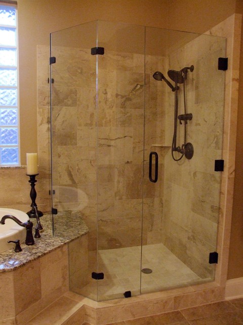 Master Bath  Natural Stone  Traditional  Bathroom  dallas  by 