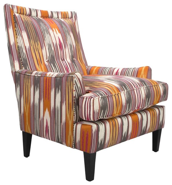 Southwestern High-back Lounge Chair - Modern - Armchairs And Accent 