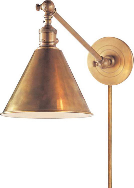 Boston Functional Library Wall Light - Eclectic - Wall Sconces - other metro - by Circa Lighting