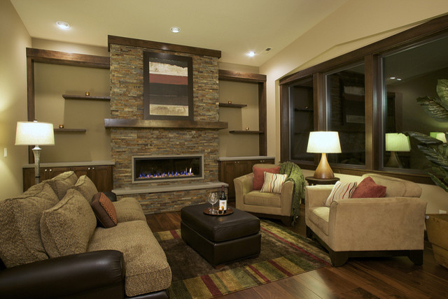 Family Room 1 - contemporary - family room - other metro - by Six ...