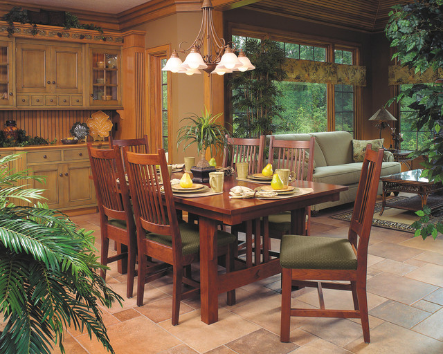 Mission-style Cherry Dining Furniture - Craftsman - Dining Room
