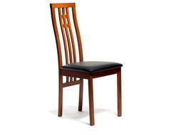 Cabrina Dining Chair, Cherry, Set of 2 contemporary dining chairs and benches