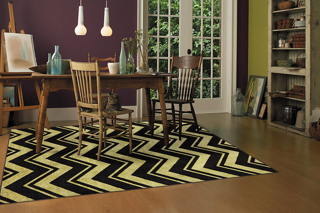 small space ideas - small space decor - Mohawk Home contemporary rug