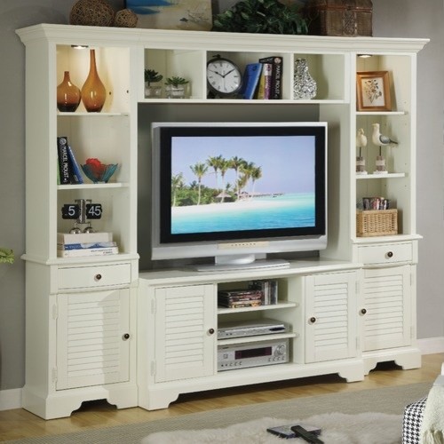 Essex Point Wall Entertainment Center Modern Display And Wall Shelves