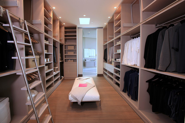 contemporary closet by Josh Brown Design