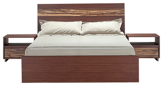 Magnolia King Platform Bed - Contemporary - Bedding - by ...