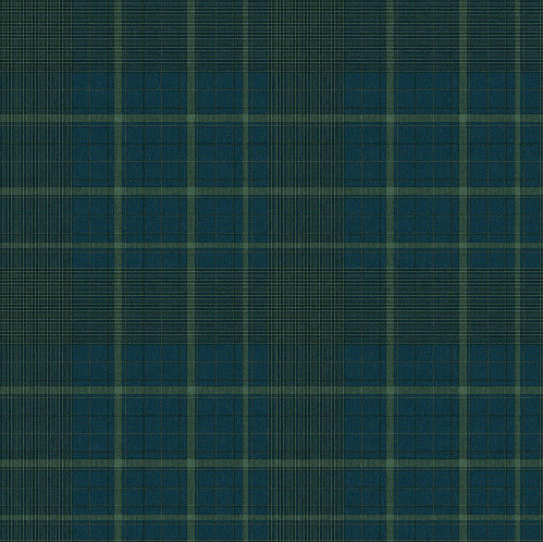 Blue Plaid Wallpaper - Modern - Wallpaper - by Home Depot