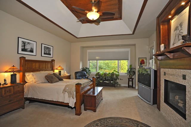 Castle Rock Craftsman Home - craftsman - bedroom - denver - by ...