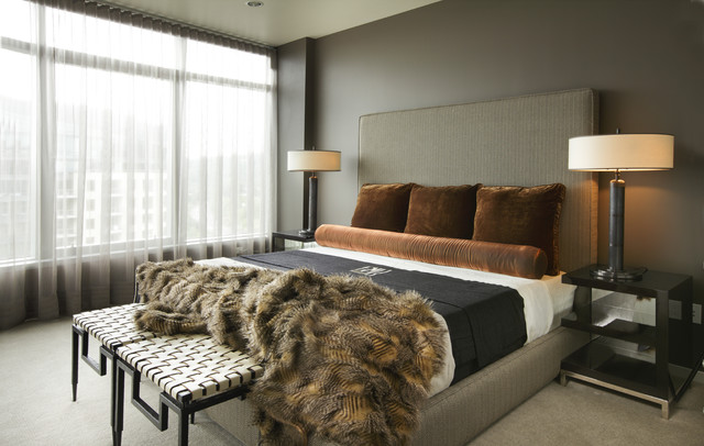 Penthouse Remodel modern bedroom