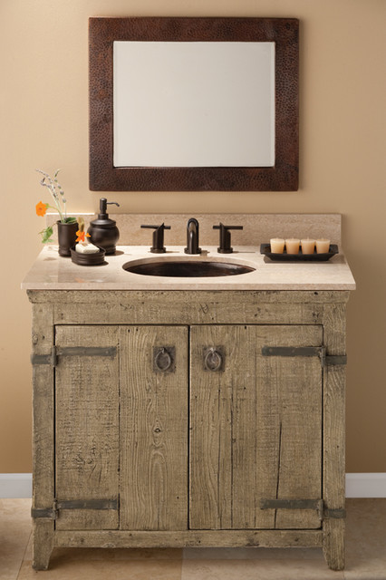 Americana Olive Finish  Traditional  Bathroom Vanities And Sink Consoles  san luis obispo 