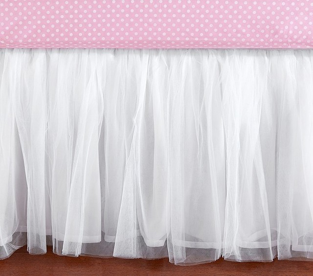 Tulle Crib Skirt Baby Bedding san francisco by Pottery Barn Kids