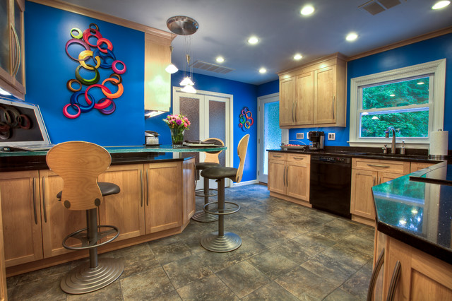 Kitchen: Electric & Vibrant eclectic-kitchen