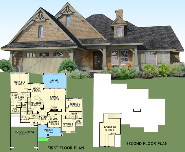 Architectural Designs Plan 16852wg In Texas - Craftsman - Floor Plan 