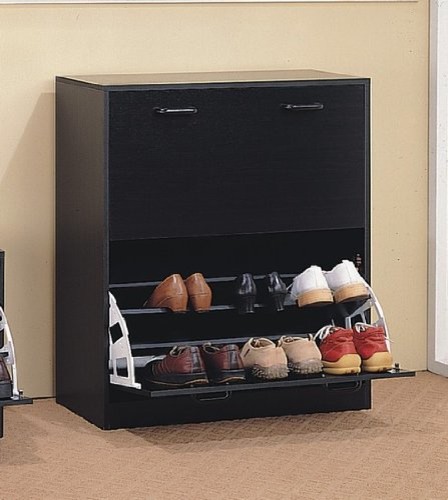 ... Cappuccino Finish Shoe Cabinet - Modern - Shoe Storage - by Amazon