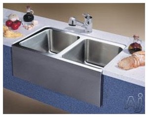 Blanco Undermount Stainless Double Bowl Apron Sink - Kitchen Sinks ...