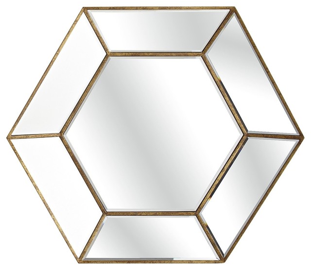 Crisanto Hexagon Mirror Traditional Wall Mirrors by Pier 1 Imports