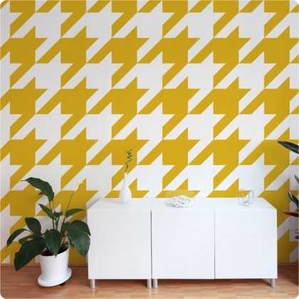 Removable Wallpaper on Removable Wallpaper  Houndstooth   Contemporary   Wallpaper   Other
