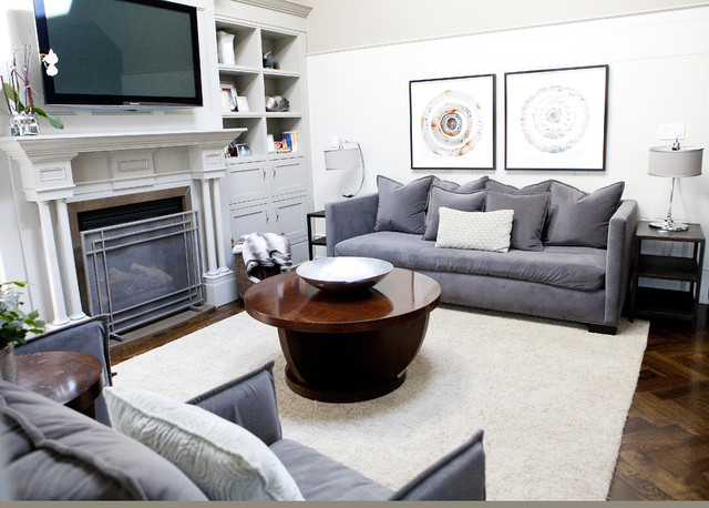 Chestnut Hills - Family Room contemporary family room