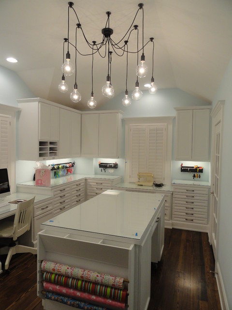 Craft Room - traditional - home office - houston - by ...