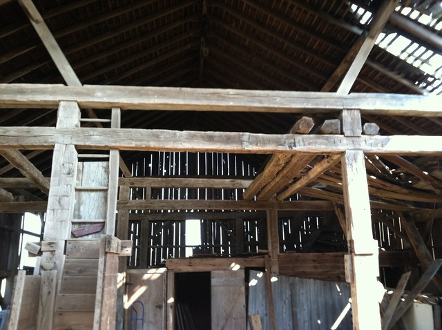 Circa 1850 Reconstructed Barn Home traditional