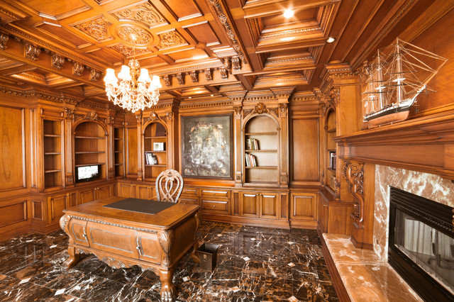 Luxurious & Unique Home Office traditional-home-office