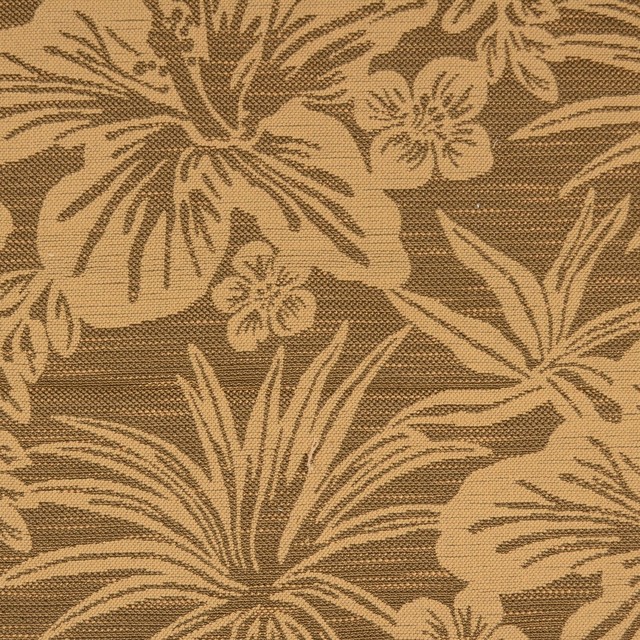 Hanalei Hibiscus Coffee Bean Tropical Floral Tommy Bahama Fabric By The