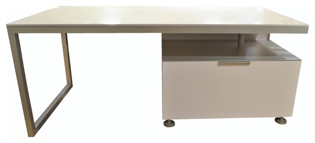 Techni Mobili Modern Computer Desk With Storage Pine Ligne Roset Everywhere Desk W Filing Cabinet Drawer