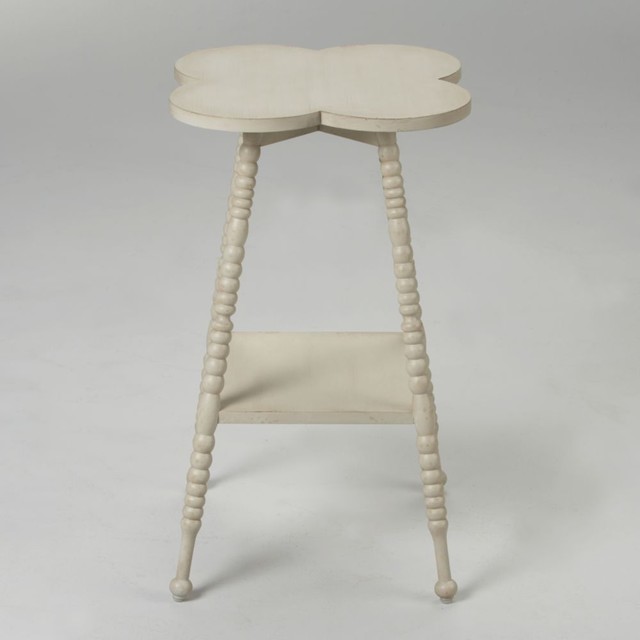antique white clover table Traditional Side Tables And End Tables