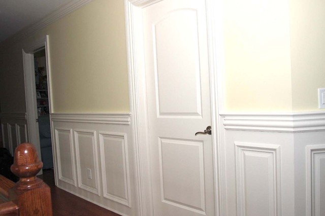 Wainscot and Picture Frames traditional hall