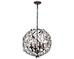 Circeo Orb Chandelier transitional-chandeliers