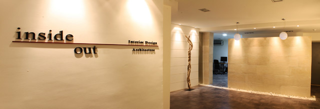 Inside Out Design Office modern entry