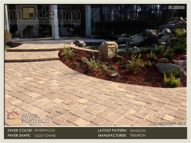 Moderna Pavers Jacksonville Portfolio traditional-landscape